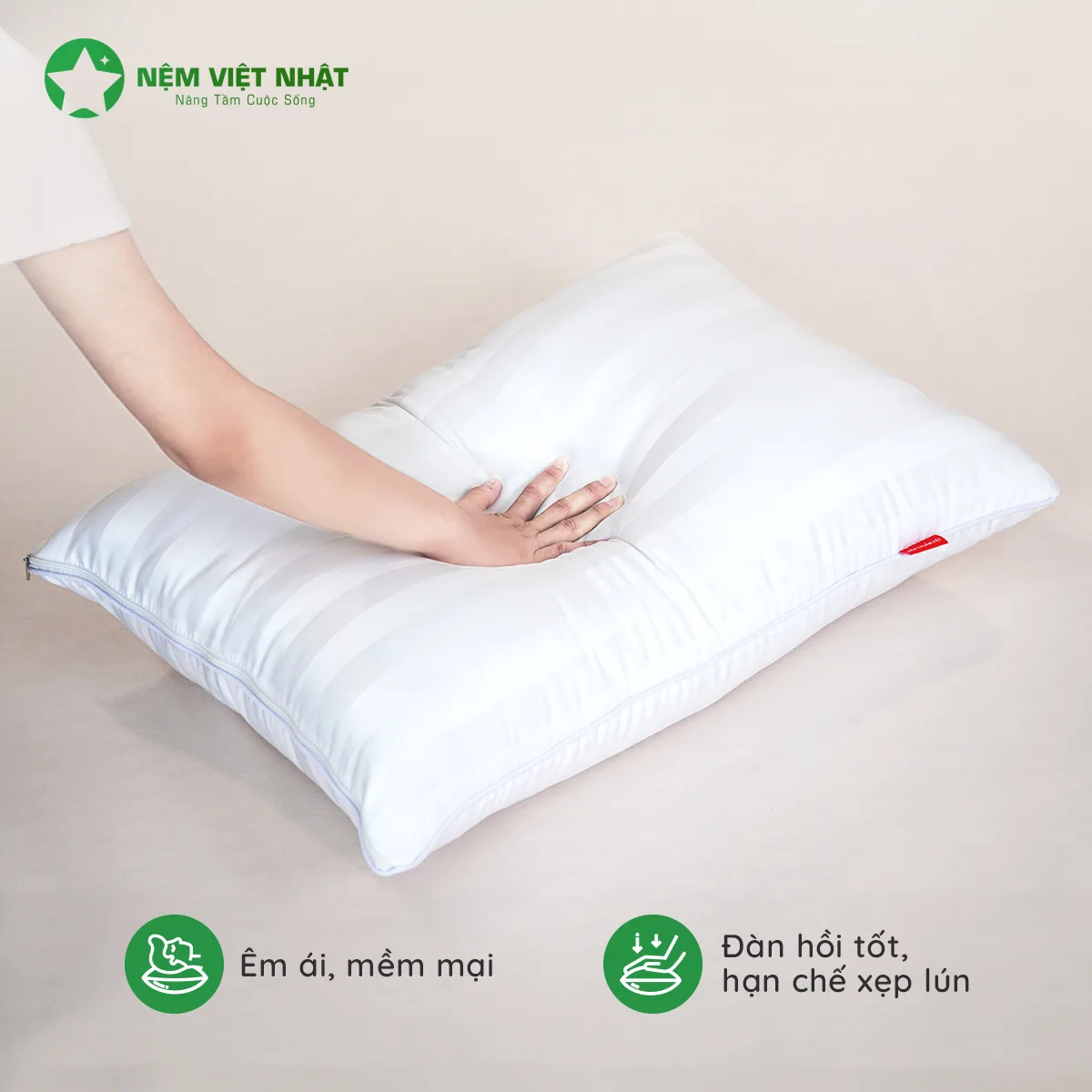 Gối Nằm Gòn Cao Cấp Việt Nhật