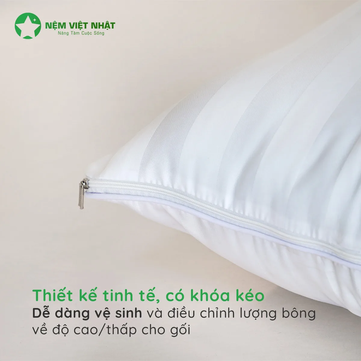 Gối Nằm Gòn Cao Cấp Việt Nhật