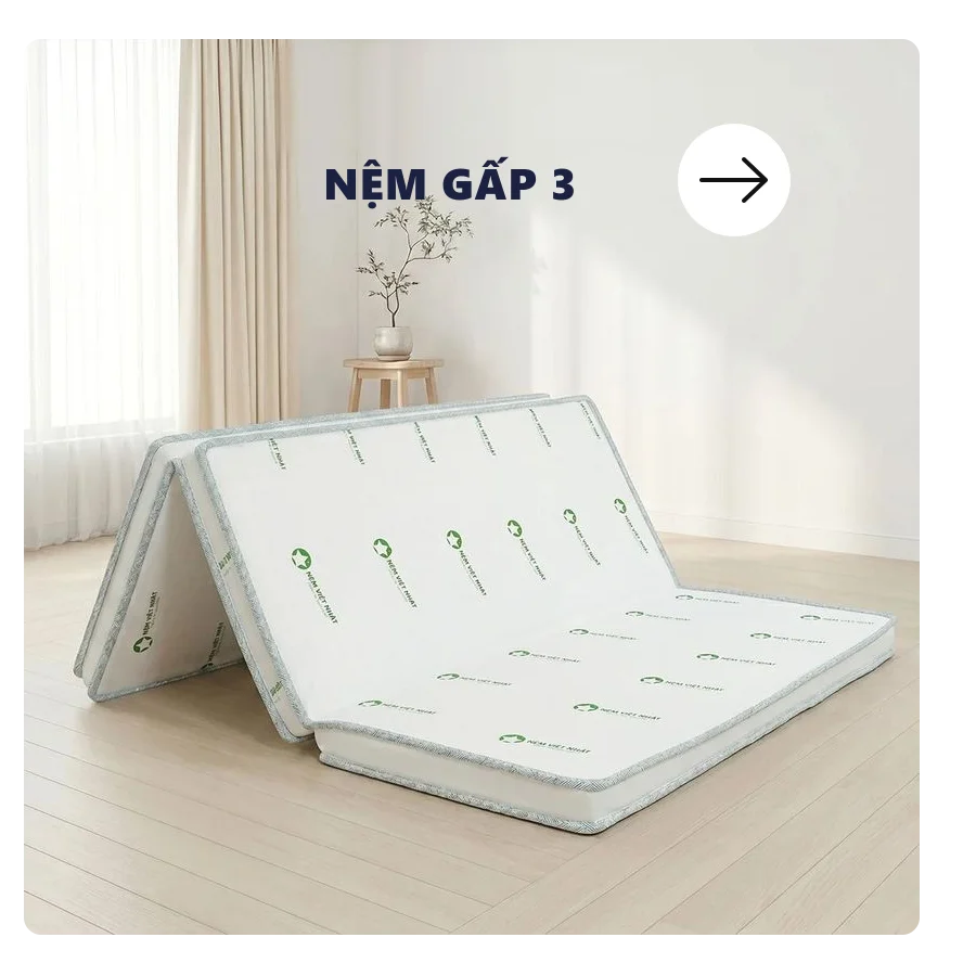 Nệm Gấp 3