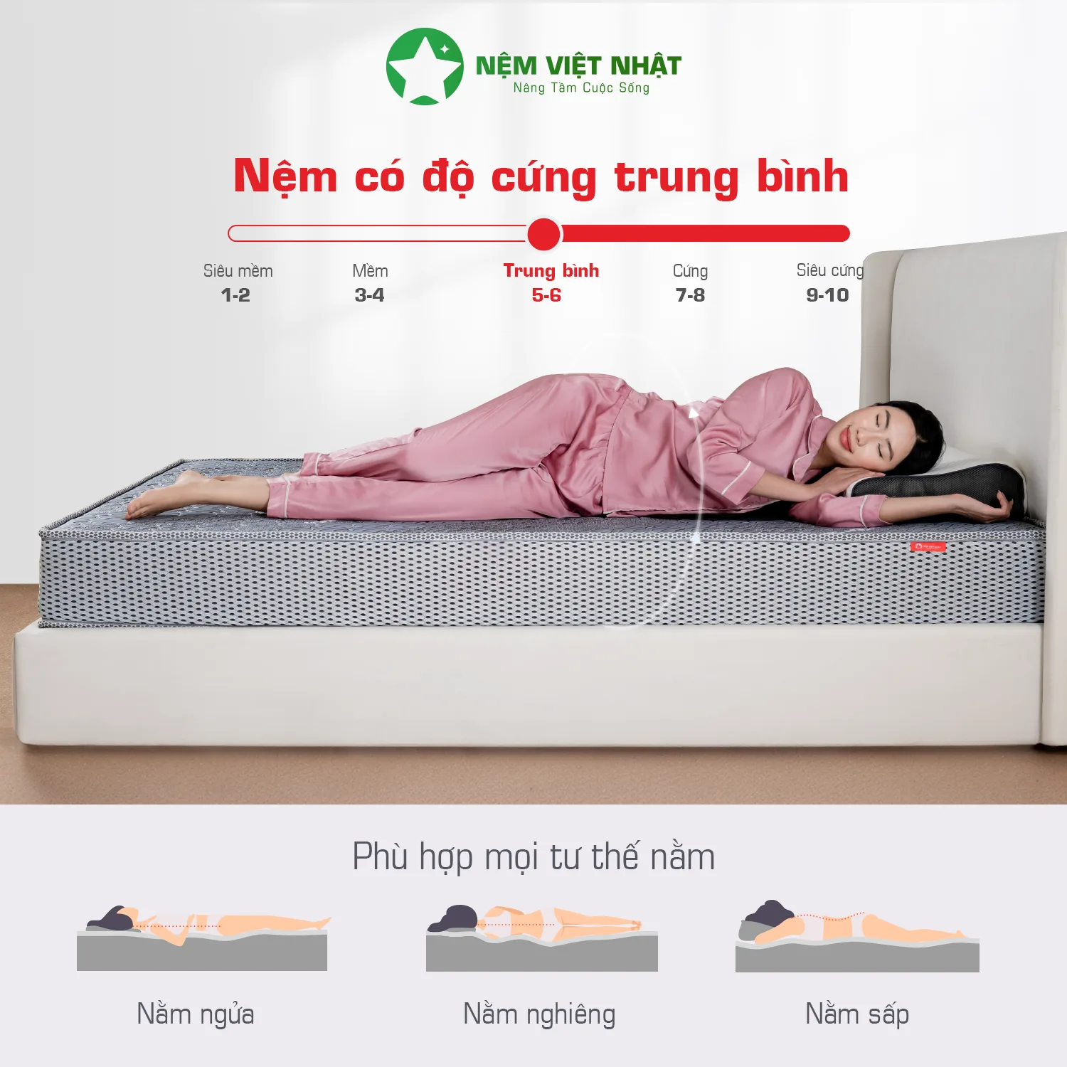 Nệm Foam Việt Nhật Nano