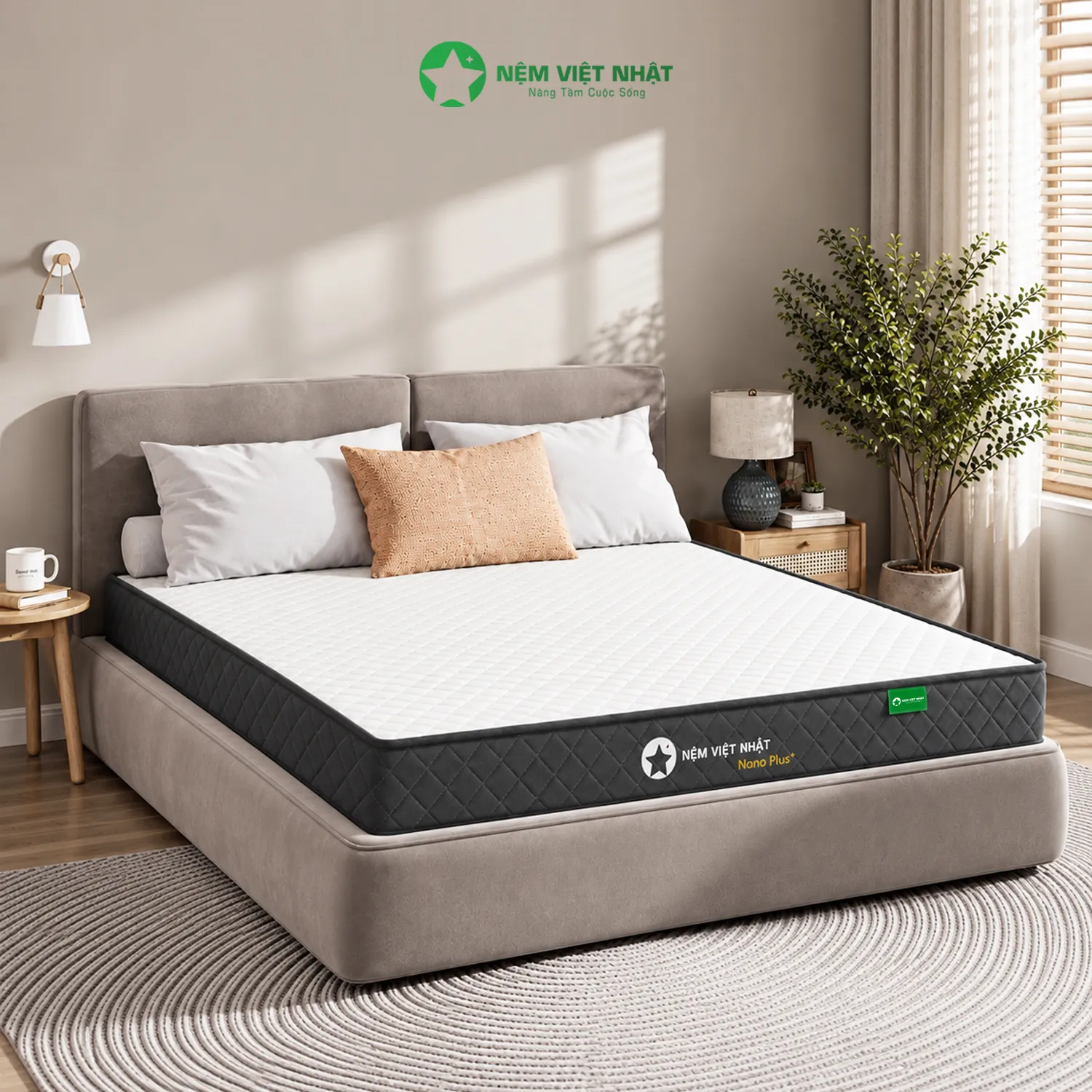 Nệm Foam Việt Nhật Nano Plus+