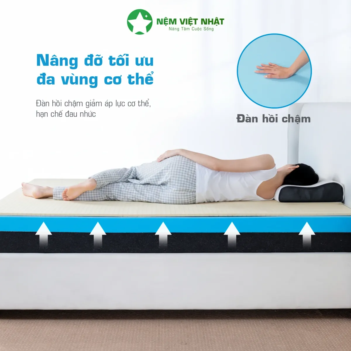 Đàn hồi tốt, giữ phẳng lâu dài