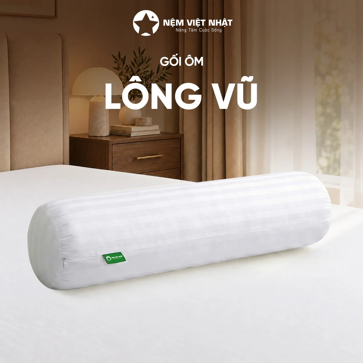 Gối Ôm Lông Vũ Khách Sạn Việt Nhật