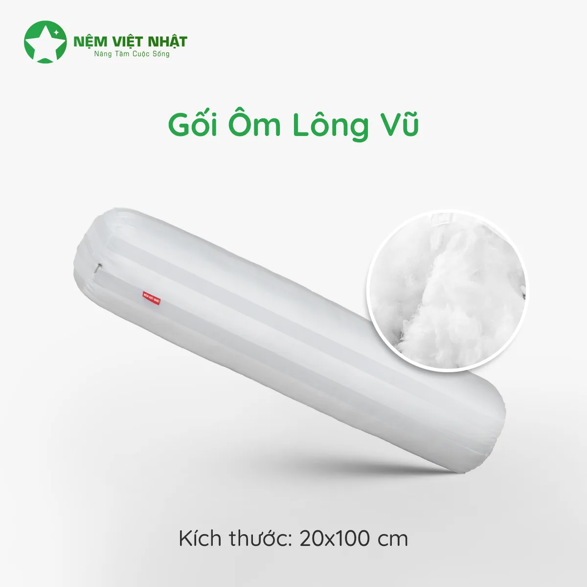 Gối Ôm Lông Vũ Khách Sạn Việt Nhật