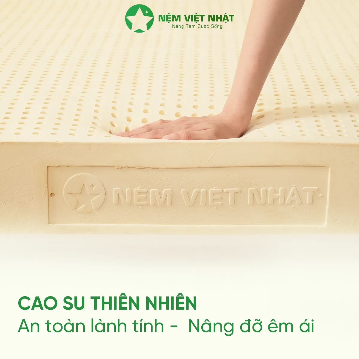 Nệm Cao Su Thiên Nhiên Việt Nhật Natural