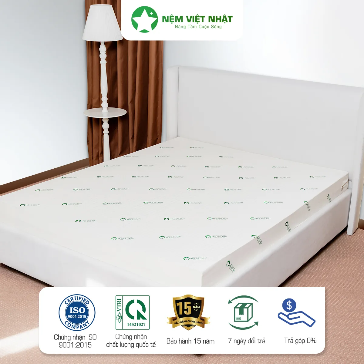 Nệm Cao Su Thiên Nhiên Việt Nhật Natural