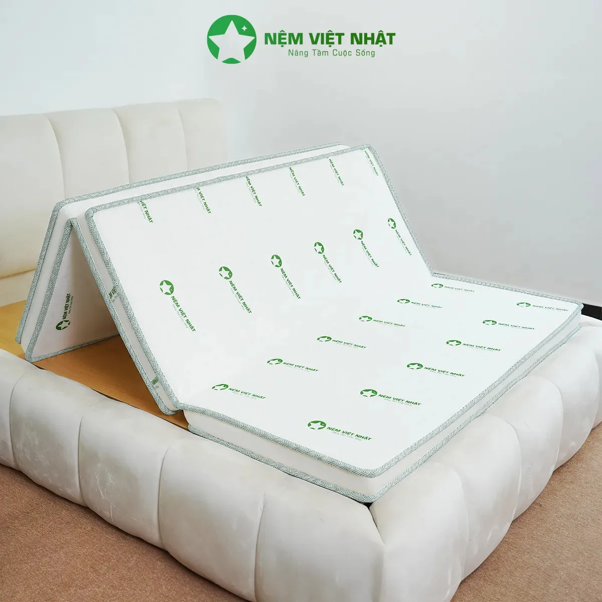 Nệm Foam Gấp 3 Việt Nhật Sora