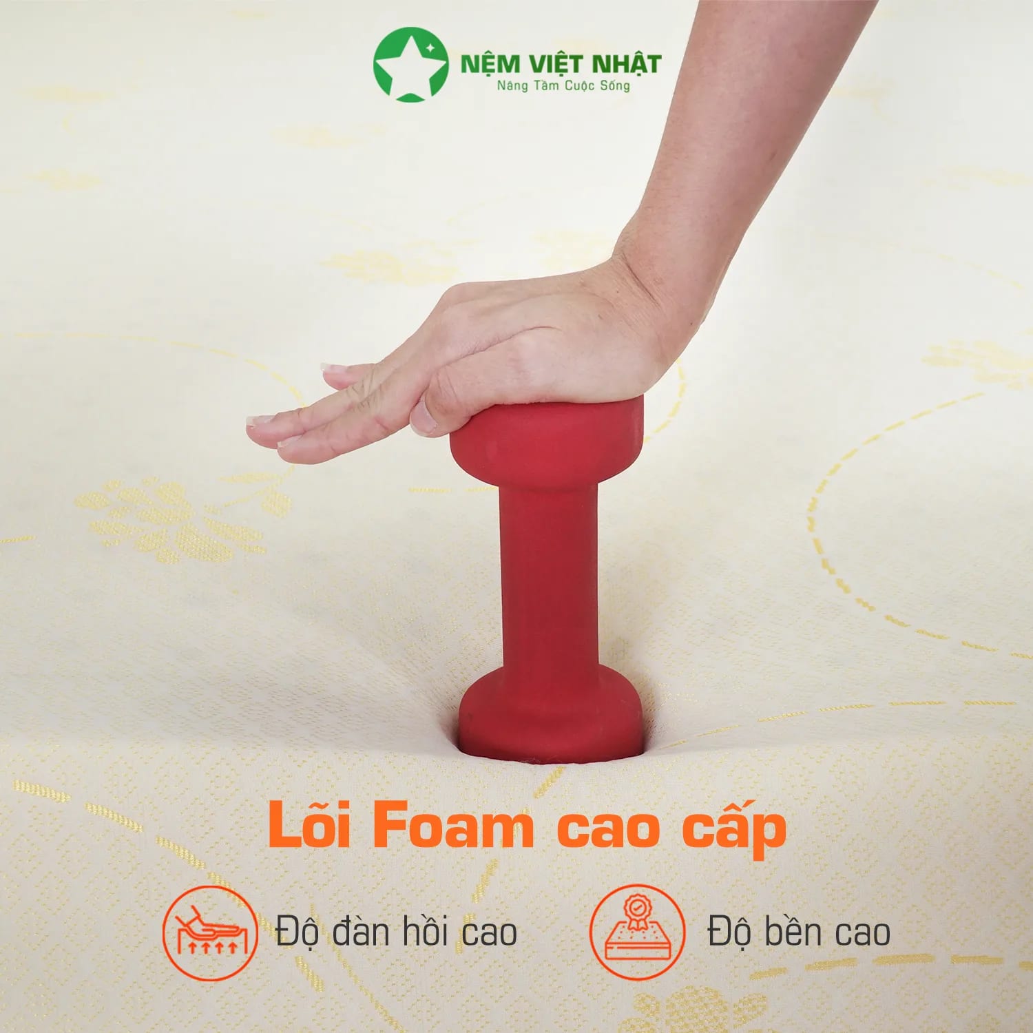 Nệm Foam Việt Nhật Latex Gold