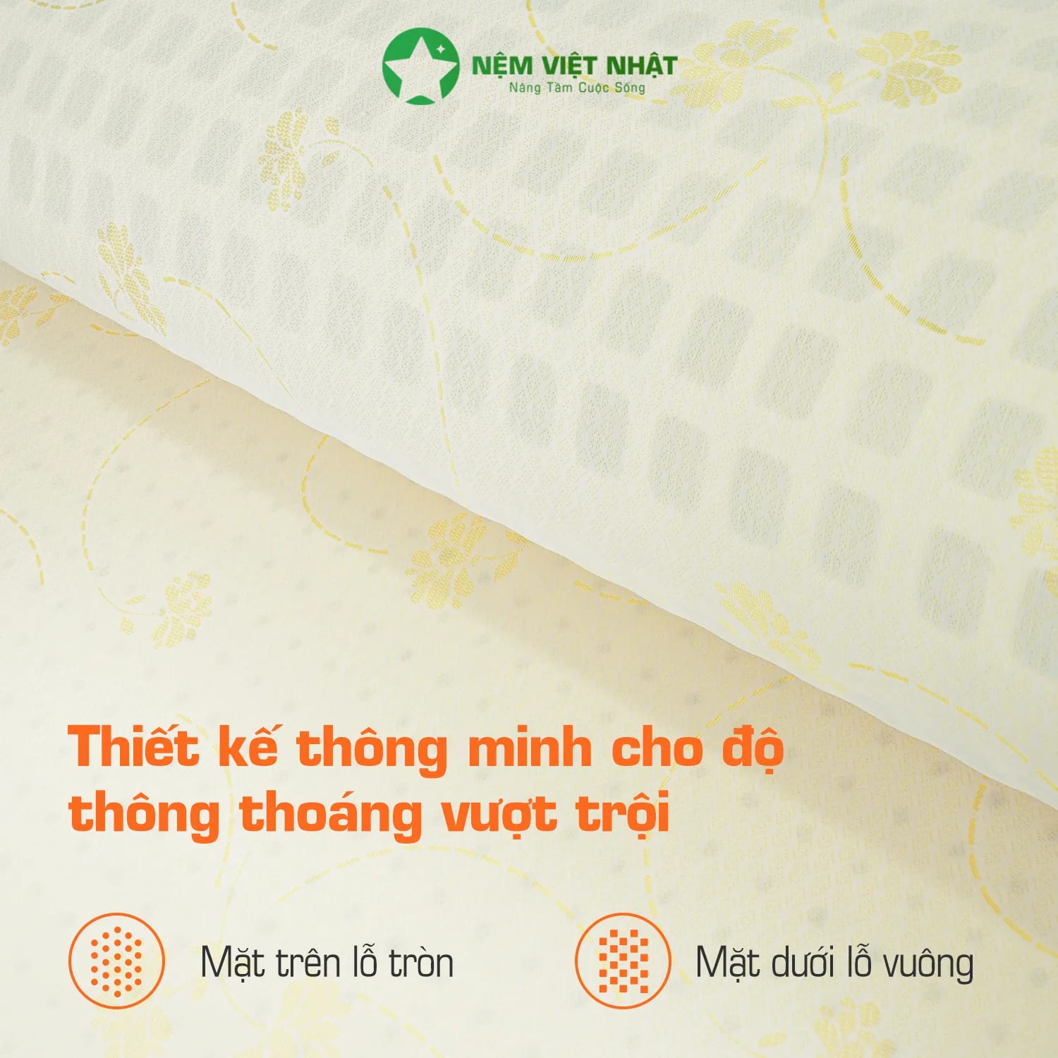 Nệm Foam Việt Nhật Latex Gold